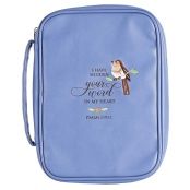 Bible Cover XL  Blue I Have Hidden Your Word