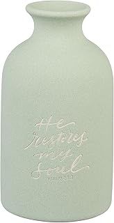 Table Vase He Restores My Soul Ps 23:3