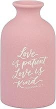 Table vase Love is Patient 1 Cor 13:4