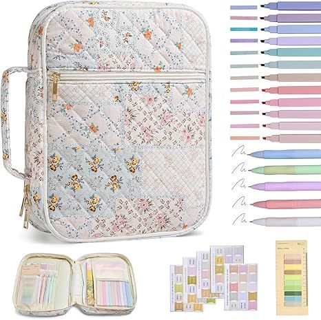 Bible Cover Spiced Floral with Accessories