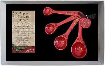 Measuring Spoons - Christmas Cheer-Red (Set of 4)