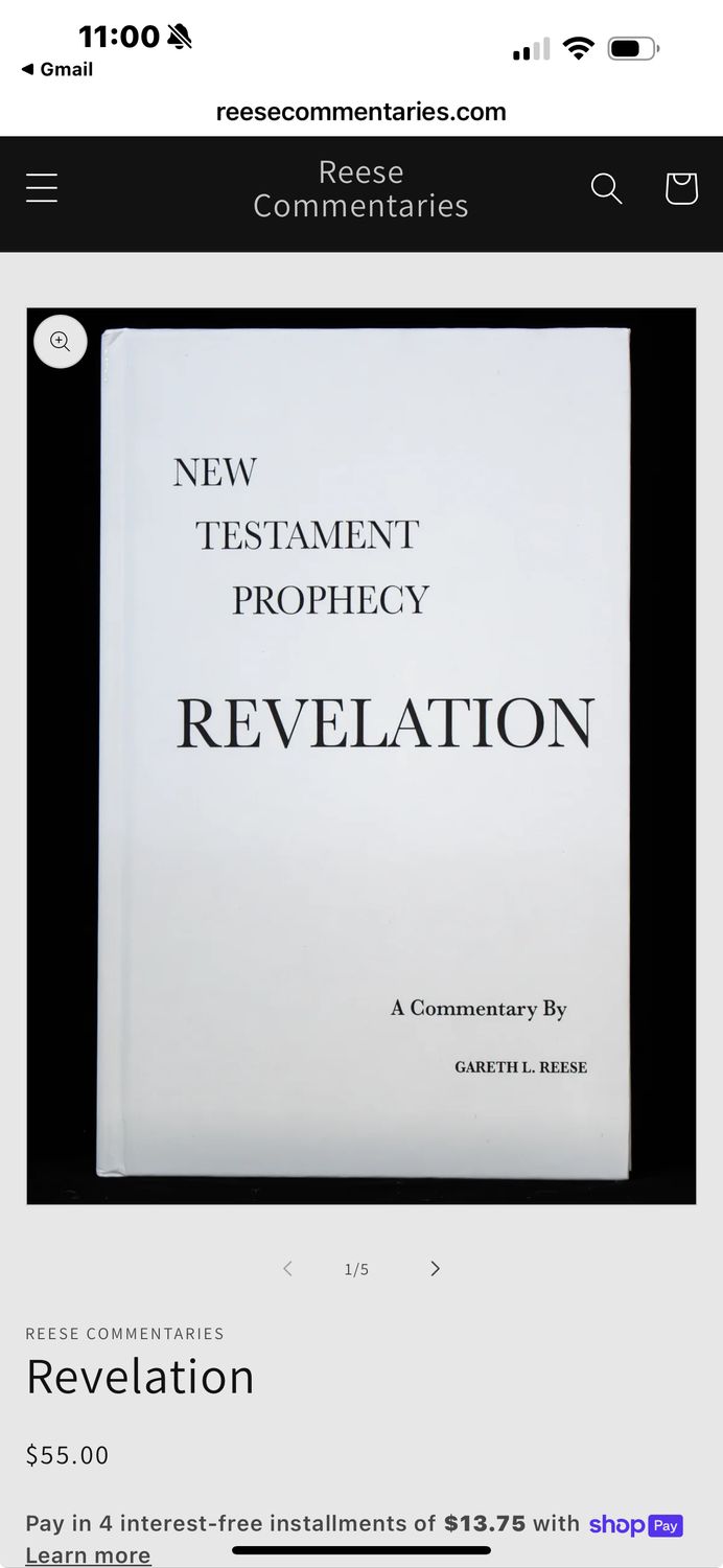 Revelation- Reese Commentary