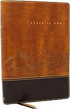 NKJV Peace of God Bible Brown Leathersoft