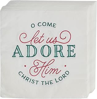 Let Us Adore Him Napkins