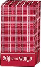 Joy to the World Red Plaid Napkins