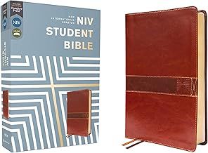 NIV Student Bible Brown Leathersoft