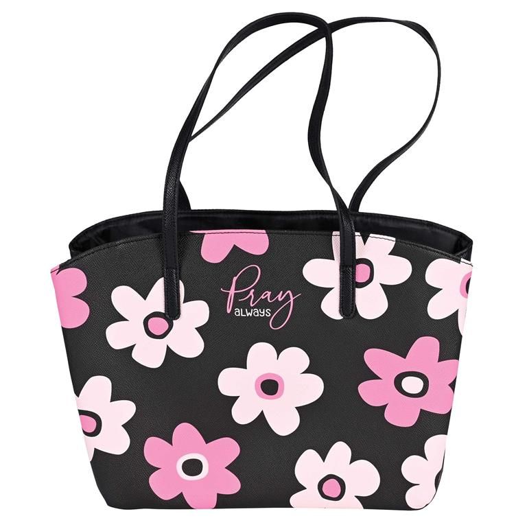 Bible Case Pray Always Floral Wedge XL