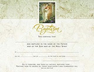 Certificate - Baptism/Sallman Art Pack of 6