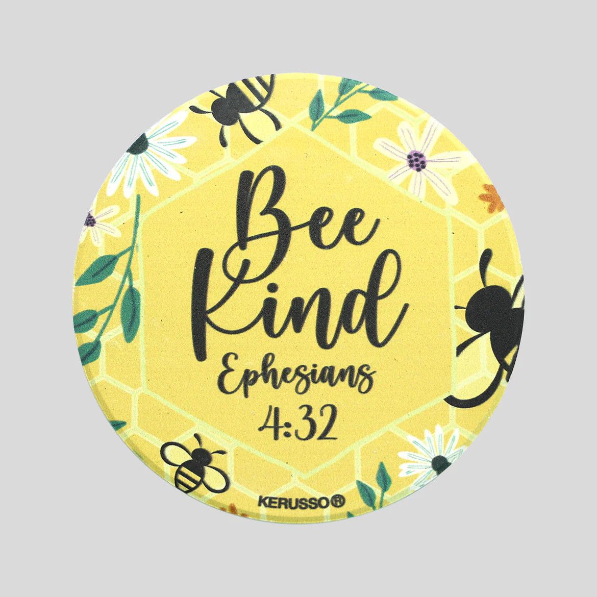 Bee Kind (Ephesians 4:32) - Auto Coaster