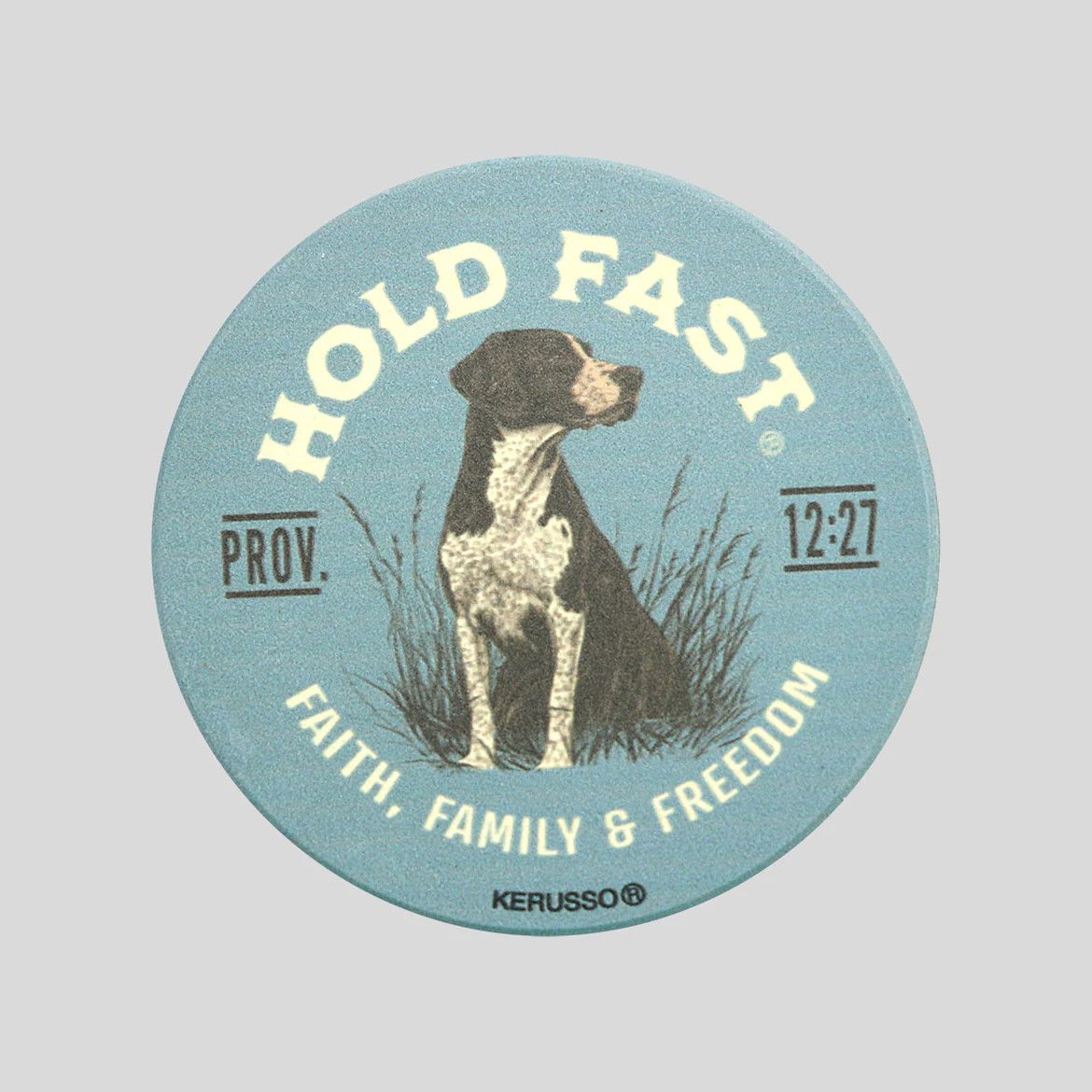 Faith, Family &amp; Freedom (Proverbs 12:27) - Auto Coaster