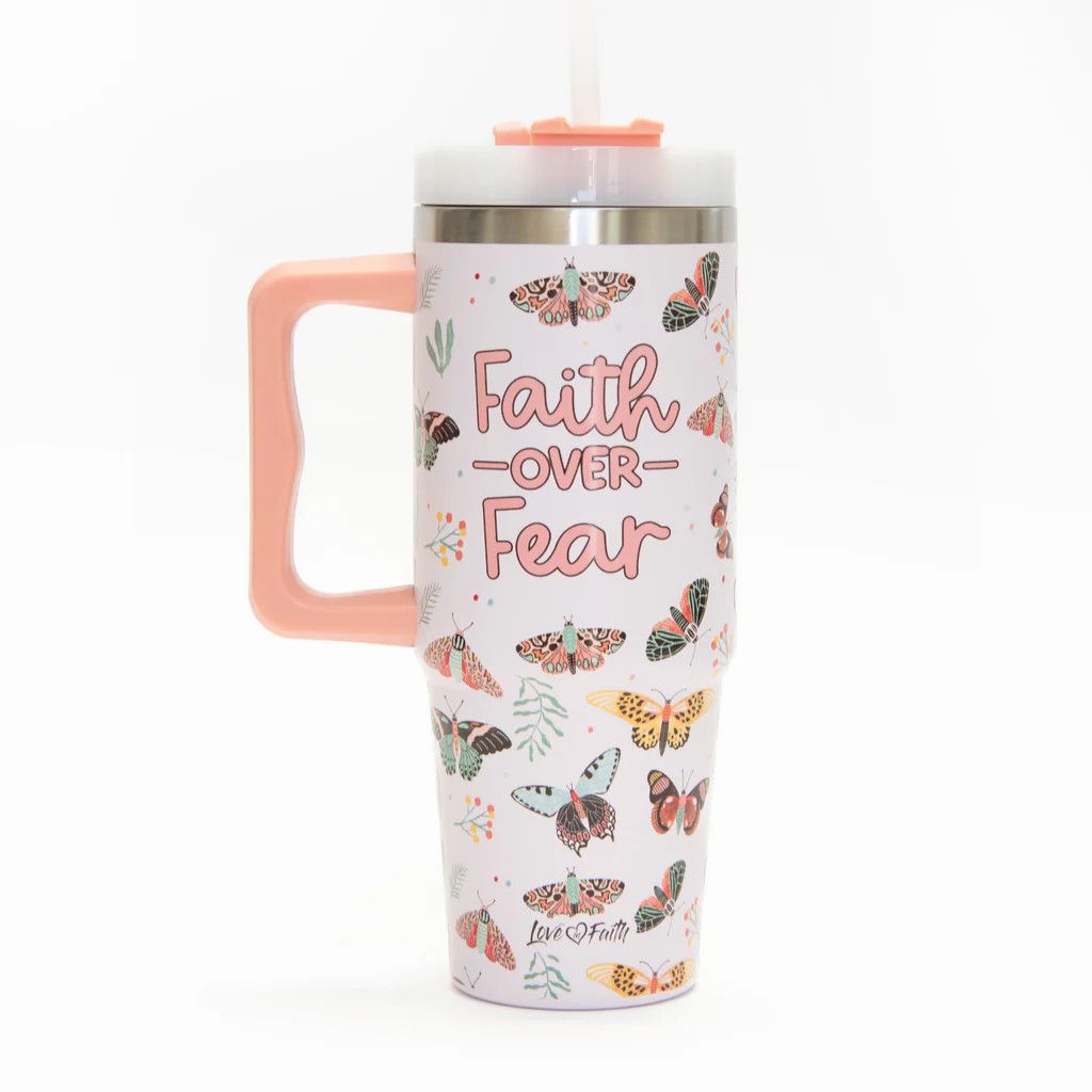 Faith over Fear tumbler