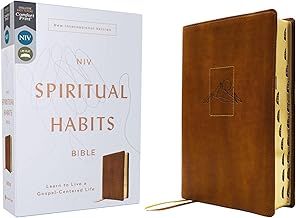 NIV Spiritual Habits Bible Leathersoft British Tan