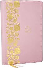 KJV End-of-Verse Reference Bible Ballet Pink Leathersoft