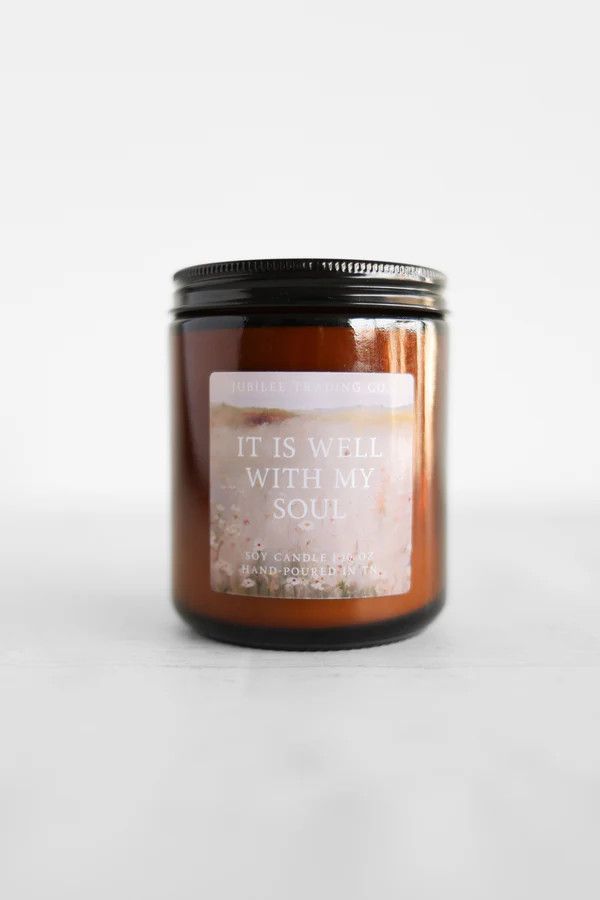 It Is Well With My Soul - Soy Candle: Cactus Blossom
