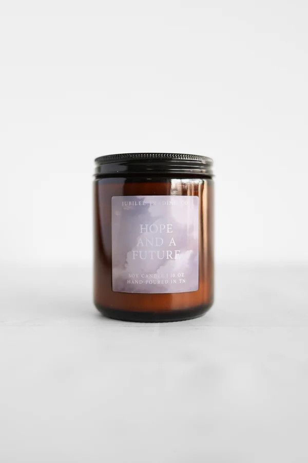 He Restores My Soul - Soy Candles: Tobacco &amp; Caramel