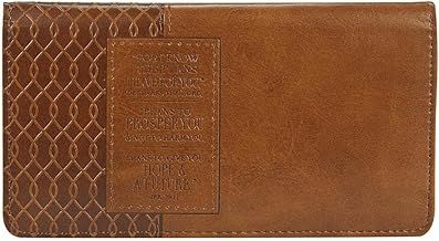 Checkbook Wallet Brown I Know The Plans Jer. 29:11