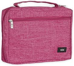 Bible Cover Value Pink Ichthus Patch - XL