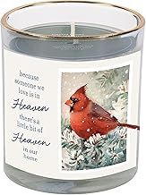 With Love Natural Soy Wax Scented Candle w/Essential Oils, Winter Cardinal Glass Jar w/Cotton Wick