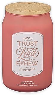 Glass Candle Be Still and Know