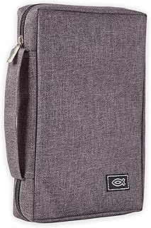 Bible Cover Gray L
