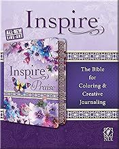 Purple Inspire Praise: NLT Bible for Coloring and Creative Journaling