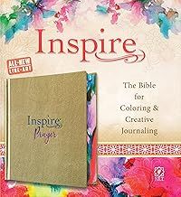 Gold Inspire Prayer: NLT Bible for Coloring and Creative Journaling