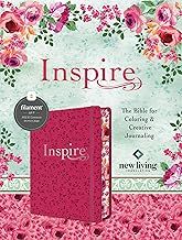 Pink Inspire: NLT Bible for Coloring and Creative Journaling