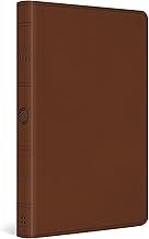ESV Large Print Value Thinline Bible - Camel Trutone