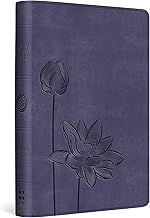 ESV Compact Bible - Lavender Purple TruTone, Bloom Design