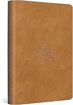 ESV Compact Bible - Nubuck Camel TruTone, Wildflower Design
