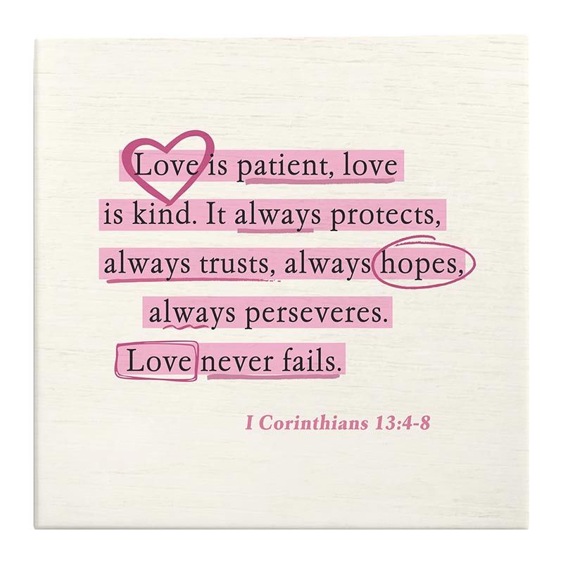 Notes Hp Word Block - 1 Corinthians 13:4-8