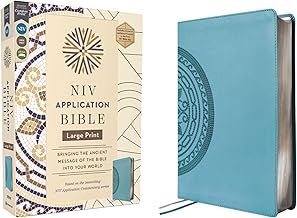 NIV Application Bible Lg Print Teal