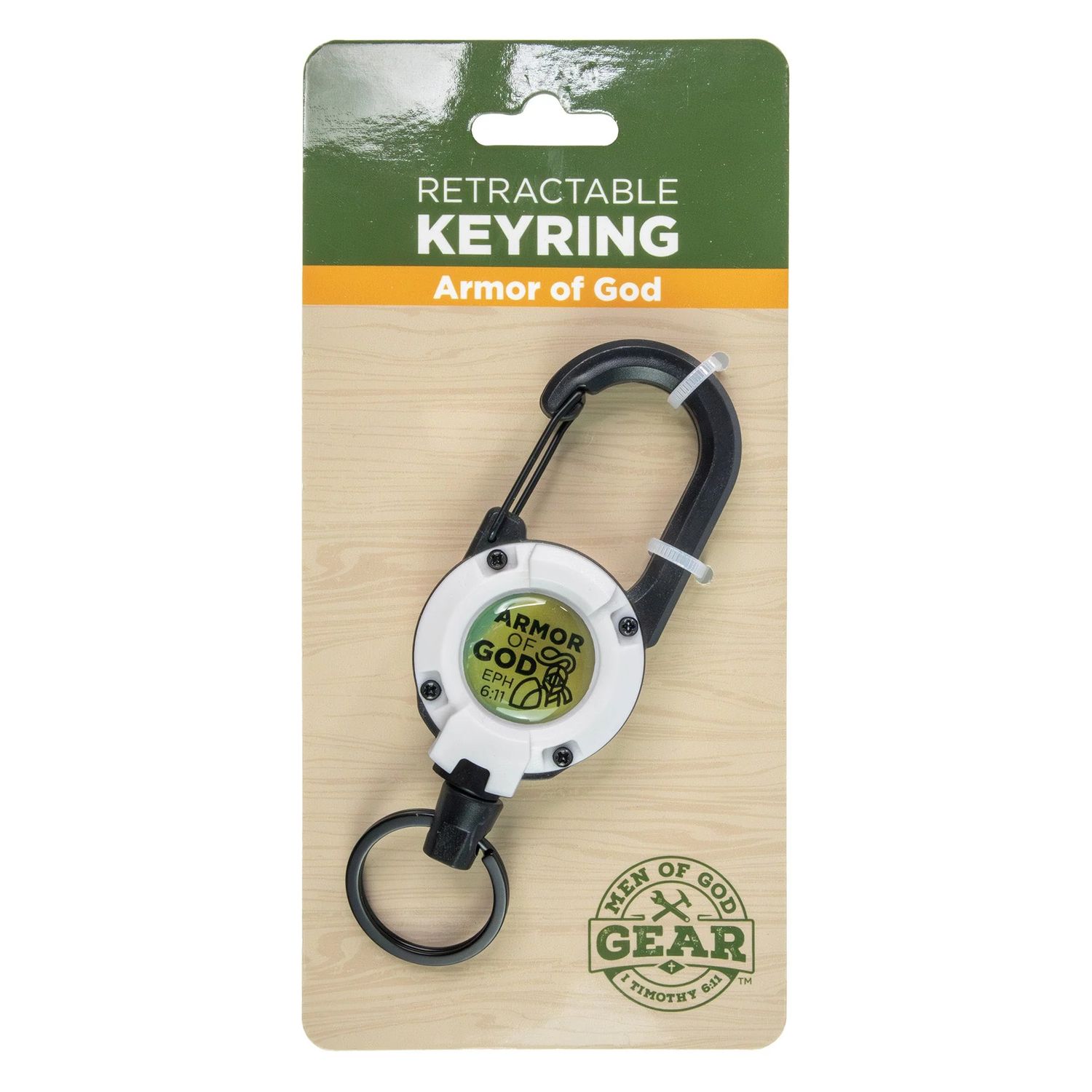 Retractable Key Ring: Armor of God - Eph 6:11