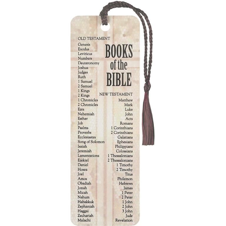 Books of the Bible Tassel Bookmark