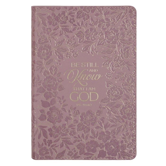 Journal Slimline Purple Be Still And Know Ps. 46:10