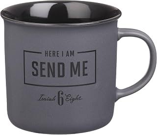 Mug Grey Here Am I Send Me Is. 6:8