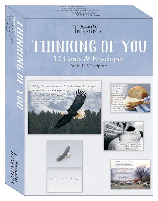 Boxed Card-Thinking Of You-Scripture (Box Of 12)