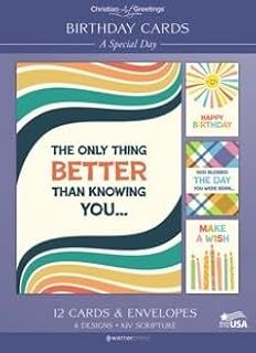 Scripture Birthday Cards 12 Assorted Greetings A Special Day