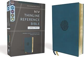 NIV, Thinline Reference Bible, Lg Print