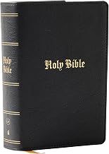 KJV Compact Large Print Bible, Black Leathersoft, Red Letter, Comfort Print