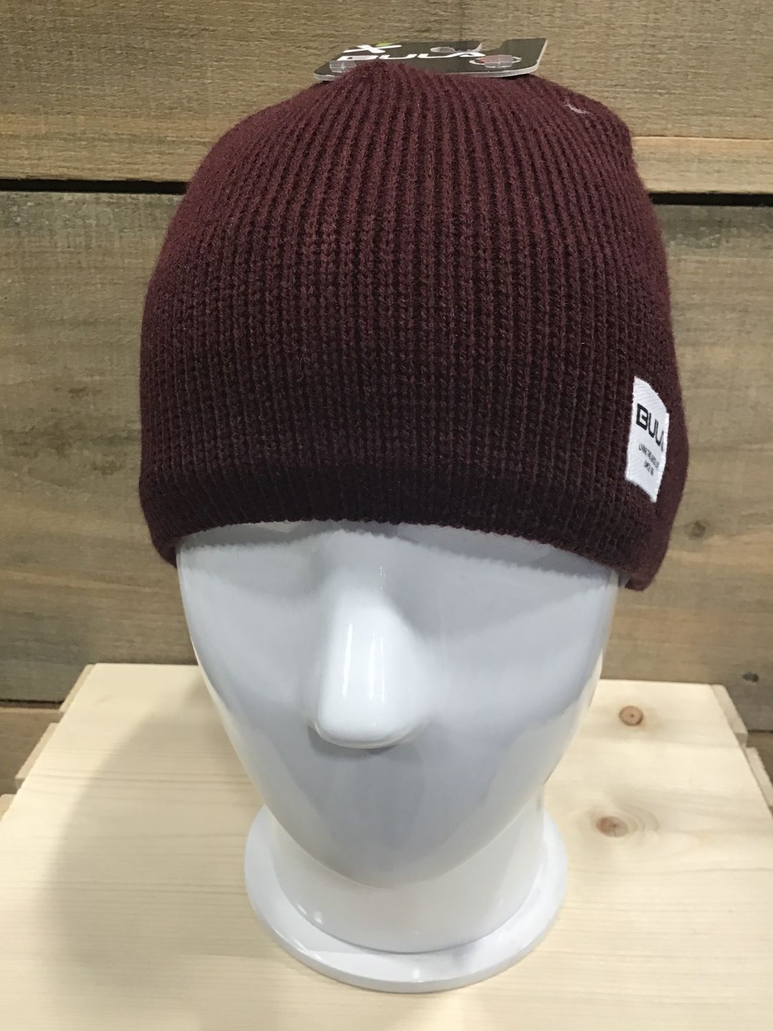 BULA SHORT BEANIE, Color: Burgun
