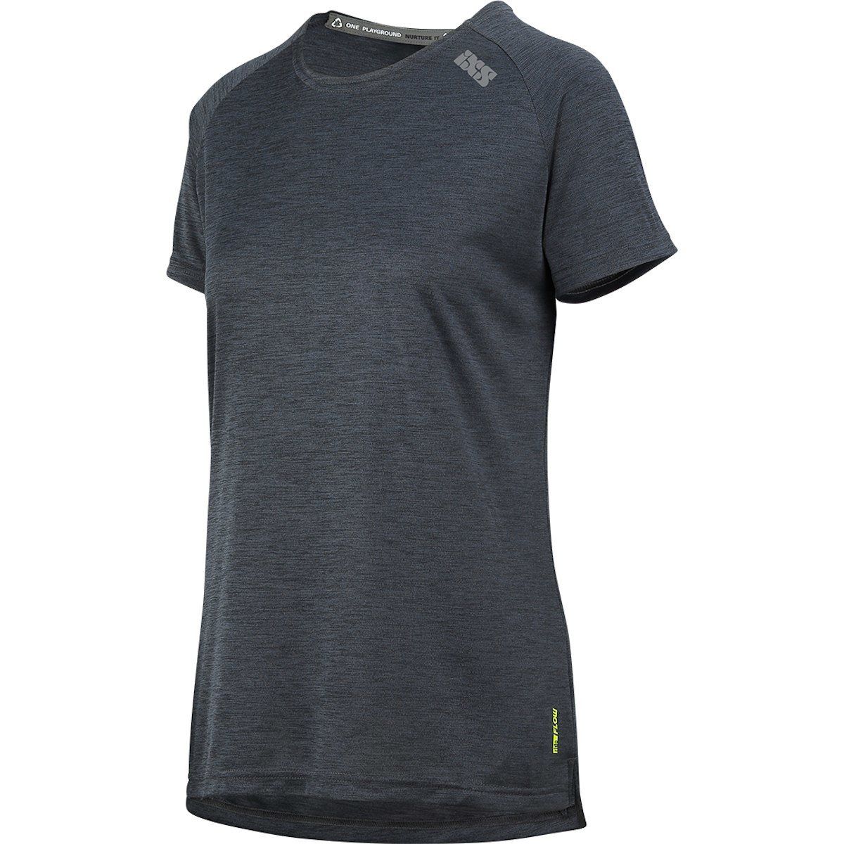 IXS FLOW-X WOMENS TRAIL JERSEY, Color: Black, Size: S