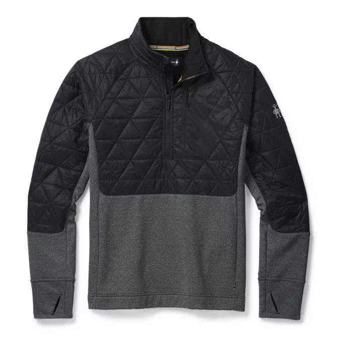 SmartWool SmartWool Smartloft 60 Men&#39;s Hybrid Half zip Black , Size: Med