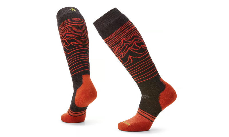 SmartWool Snowboard Full Cushion Iguchi Pattern OTC Charcoal