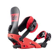 Ride Rodeo Snowboard Binding Med, Color: Brick Red