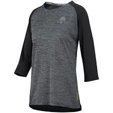 IXS CARVE-X WOMEN&#39;S 3/4 TRAIL JERSEY Graphite/Black 