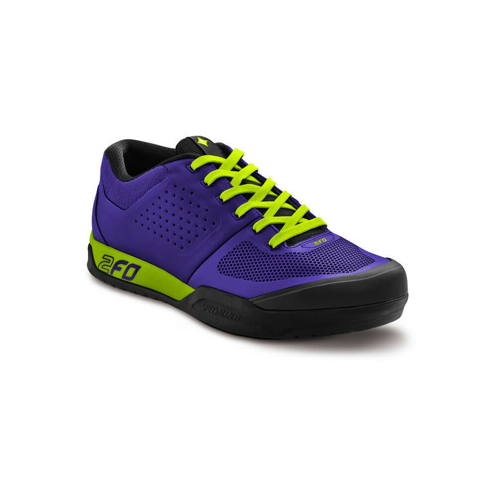 SPECIALIZED 2FO FLAT MTB SHOE 39 Womens INDIGO/HYP GRN