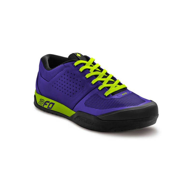 SPECIALIZED 2FO FLAT MTB SHOE 39 Womens INDIGO/HYP GRN