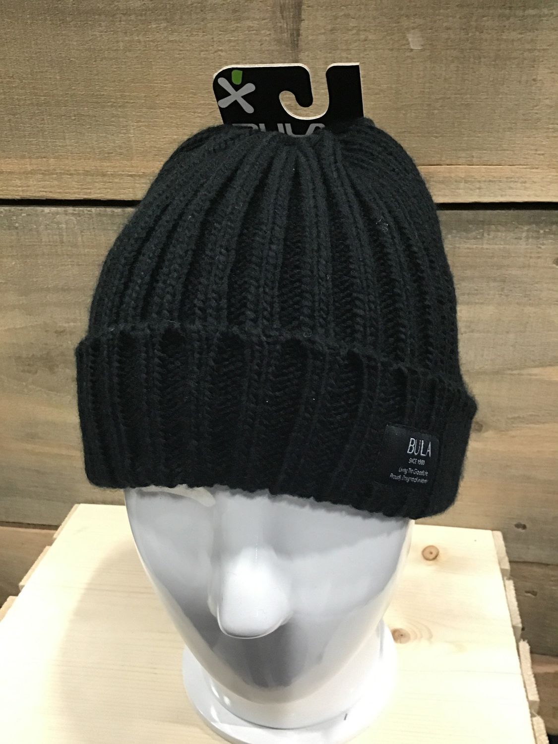 BULA WOODS BEANIE BLACK