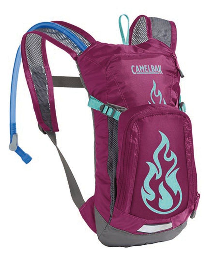 CamelBak Mini M.U.L.E. 50oz KIDS, Color: Baton Rouge/ Flames